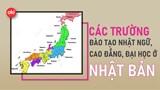 Danh sách các trường Nhật ngữ, Đại học, Cao đẳng ở Nhật Bản