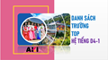 DANH SÁCH TRƯỜNG TOP - HỆ TIẾNG HÀN (D4-1) - DU HỌC HÀN QUỐC 2025 (MỚI NHẤT)